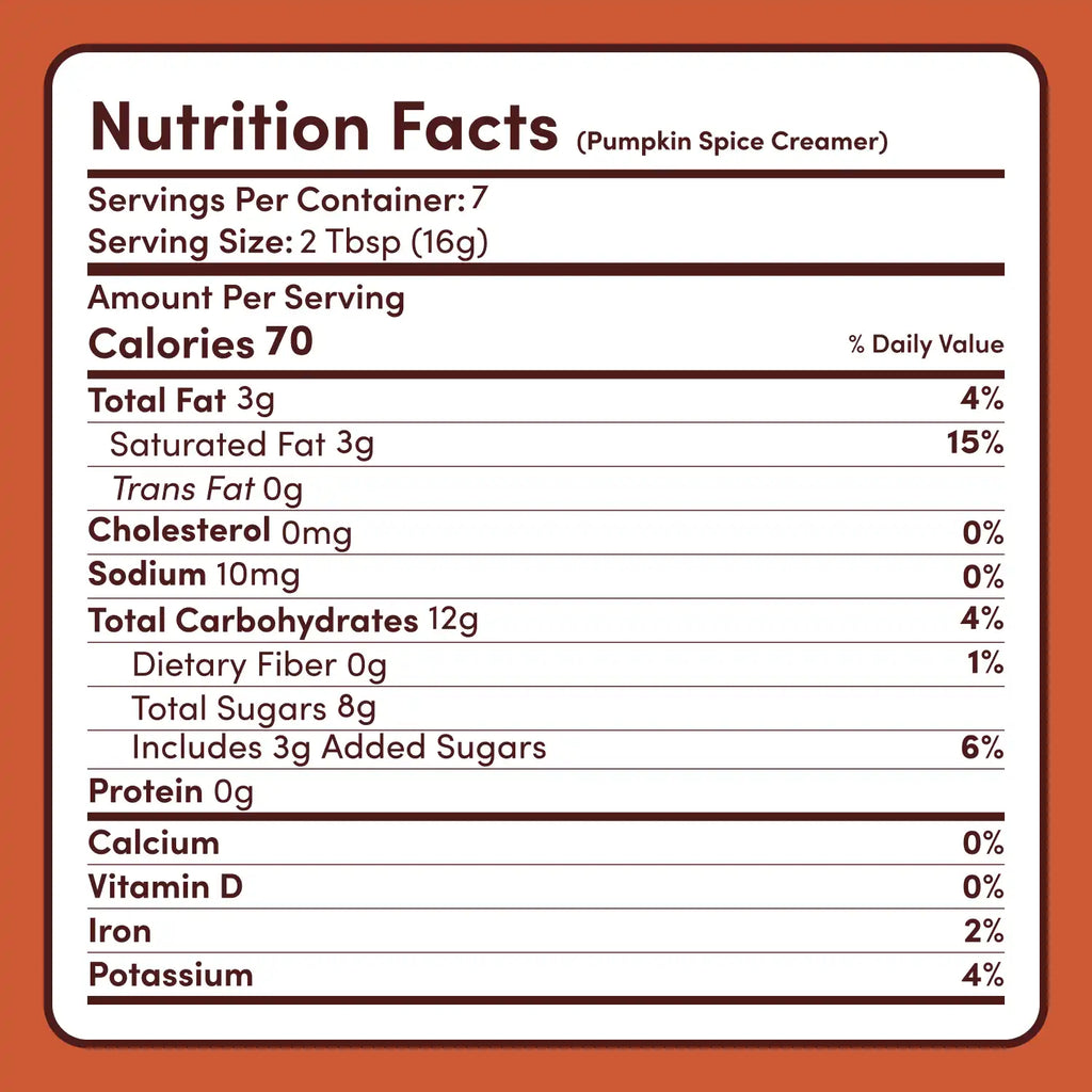 Pumpkin Spice Superfood Creamer (14 Servings)