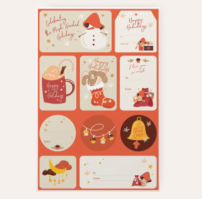 FREE Holiday Labels