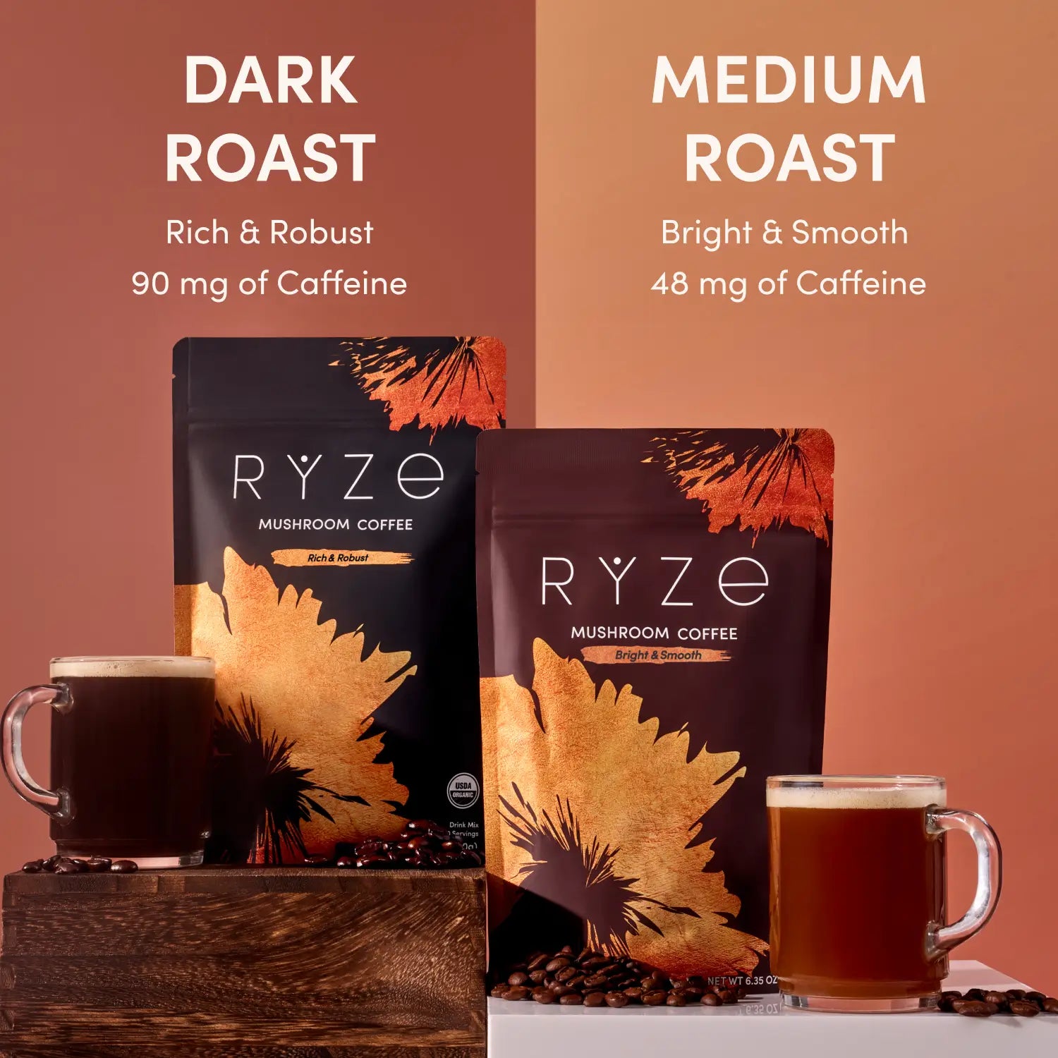 RYZE Ritual Set Dark Roast (90 Day Plan)